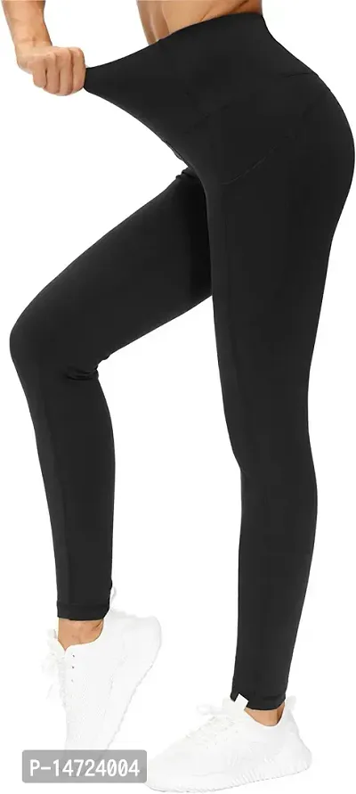 Buy SHAPERX Seamless High Waisted Yoga Pants No Front Seam Buttery Soft Workout  Gym Wear Leggings for Women with 2 Pockets Pack of 1 (Black) Online In  India At Discounted Prices