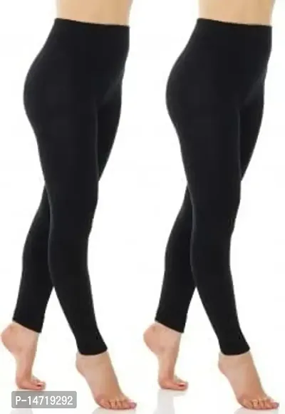 Buy SHAPERX Premium High Waist Cotton Leggings, Soft Light Weight Leggings  for Women Legging Pack 2 Online In India At Discounted Prices