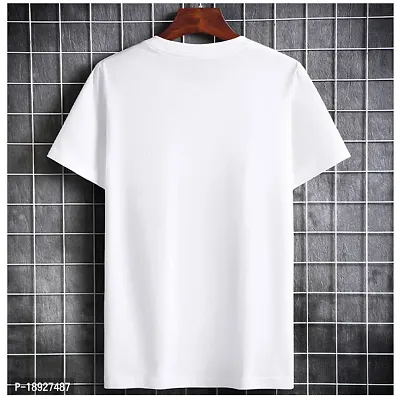 Stylish Men Cotton Blend Round Neck Half sleeve T Shirt-thumb2