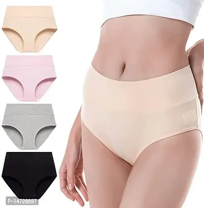 Buy SHAPERX Women's Cotton Blend Stretchable Brief Underwear Full
