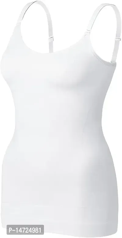 Buy SHAPERX Women's Cotton Tank Top with Shelf Bra Adjustable Wider Strap  Camisole Basic Cami Tanks Plus Size Pack of 1 Online In India At Discounted  Prices