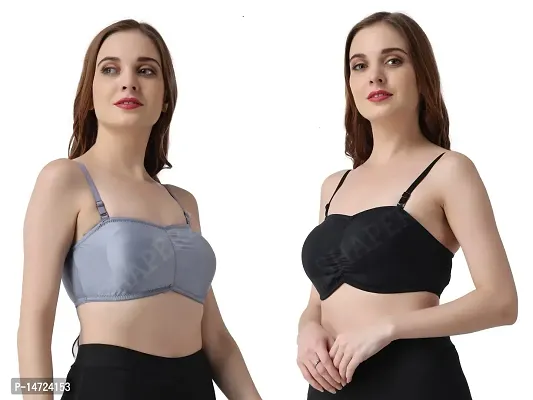 Buy SHAPERX Padded Sports Bra Free Size (26 Till 32) (C, Grey