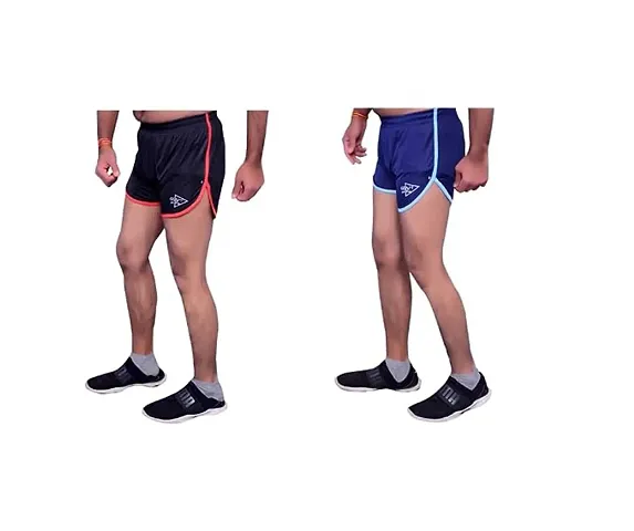 G5AH Color NS Lycra Running Shorts for Men