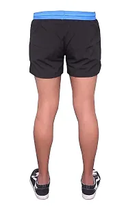 G5AH Black Color NS Lycra Running Shorts for Men-thumb2