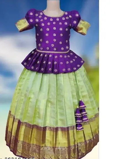 Stylish Fancy Designer Silk Lehenga Cholis For Girls