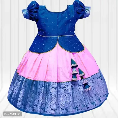 Baby Girls Lehenga Choli Ethnic Wear Solid Lehenga Choli