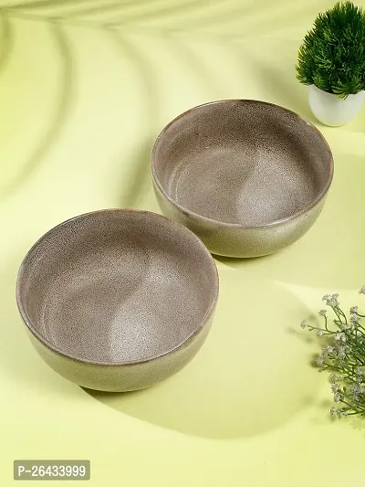 Ceramic Katori Breakfast Serving Bowls 900 Ml, Set Of 2