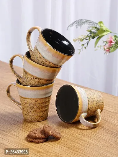 Ceramic Chai Cups Cum Coffee Mugs Set Of 4