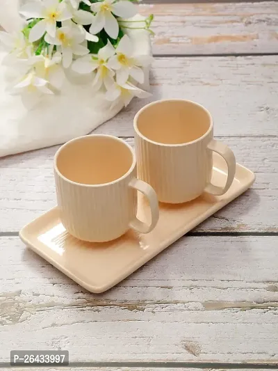 Handcrafted Ceramic Tea Cups Set Of 2