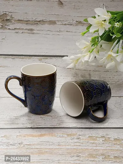 Ceramic Coffee Mug Milk Mugs 300 Ml, Set Of 2