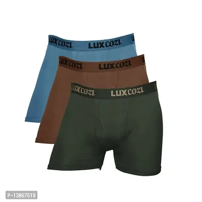 LUX cozi  Pack of 3 Solid Men Trunk-thumb0