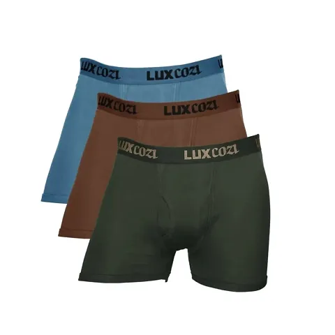 LUX cozi Pack of 3 Solid Men Trunk