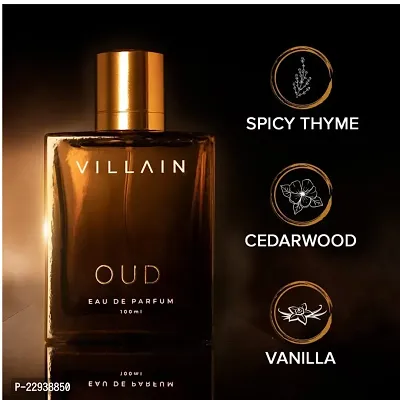 VILLAIN OUD Eau De Parfum For Men, 100ml | Premium Luxury Perfume | Long Lasting Fragrance-thumb2