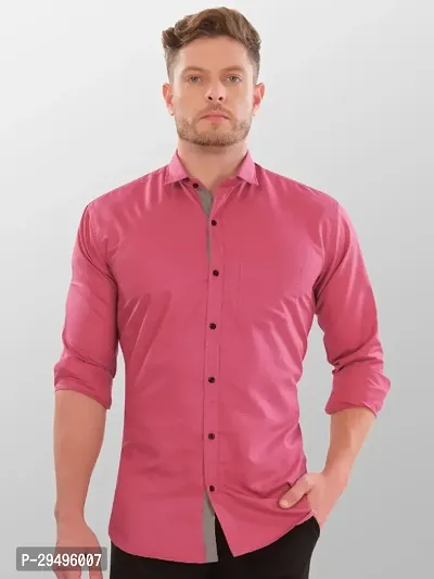 Classic Cotton Solid Casual Shirt for Men