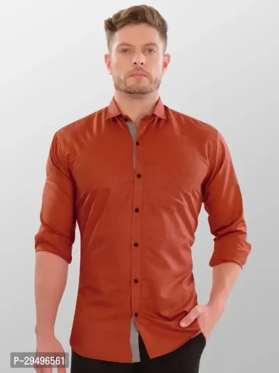 Classic Cotton Solid Casual Shirt for Men