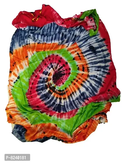 Kkrish Rayon Cotton Bandhej Bandhni Dupata Stole With Samosa Laces For Women (Popati)-thumb2