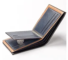 Baellerry PU Wallet for Men Stylish Purse Card Holder for Cash Coin Dark Brown-thumb4