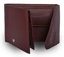 Kkrish PU Leather Wallet with Flap Closure and Coin Pocket. (Coffee)-thumb2