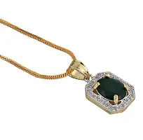 JEWEL21 18K Gold Plated American Diamond (AD) Green Color Combo Pendant Set with Earring, Bracelet,  Ring for Girls  Women (624-k5sa-882-g)-thumb4