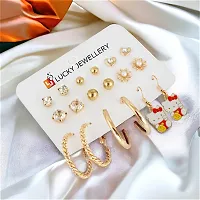 9 Pairs Combo Set Of Earring-thumb1