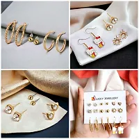 9 Pairs Combo Set Of Earring-thumb2