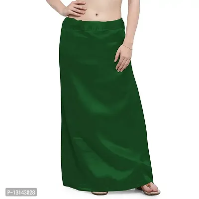 Guddan Women's Cotton Red  Green Petticoat (Free Size)-thumb4