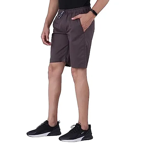 Affray Men's Solid Chinos Shorts