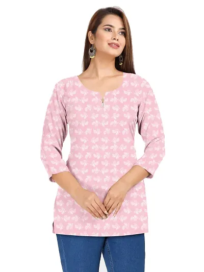 Stylish Cotton Printed Short Kurti