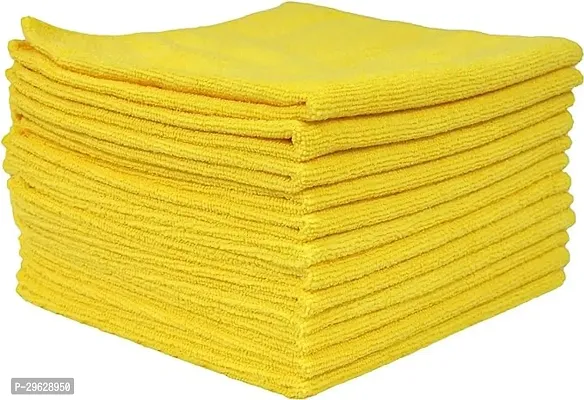 Stylish Microfiber Solid Napkin Towel Pack of 6