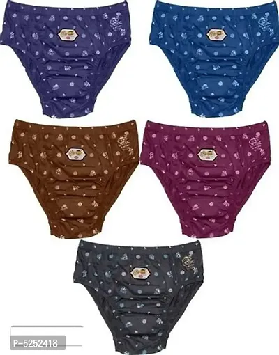 PACK OF 5 - Women's Regular Printed Panties