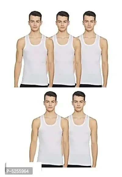 Pack Of 5 - Men's All Day Vests-thumb0
