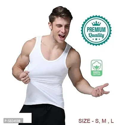 Pack Of 1- Premium Soft Cotton Vest-thumb0