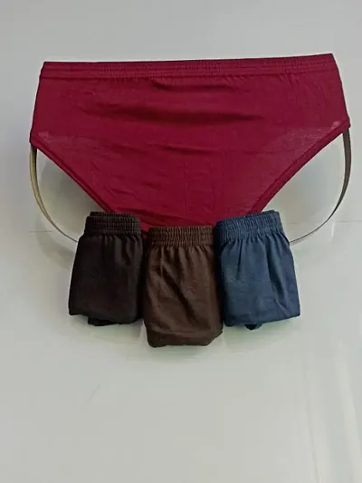 Women's Plain Panties in Various Colors and Sizes