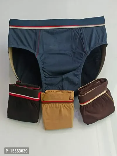 PACK OF 4-  Premium Men's Dace Brief - Comfortable Performance Underwear 4a