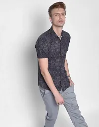 Reliable Cotton Printed Regular Fit Casual Shirts For Men-thumb1