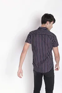 Reliable Cotton Striped Regular Fit Casual Shirts For Men-thumb3