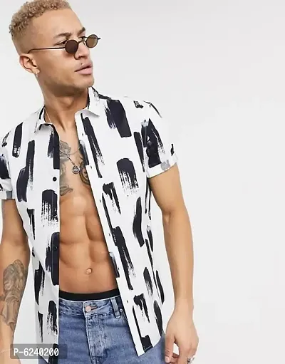 Reliable Cotton Printed Regular Fit Casual Shirts For Men-thumb0