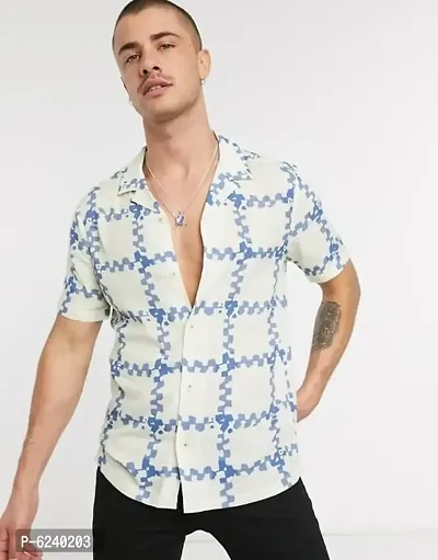 Reliable Cotton Printed Regular Fit Casual Shirts For Men