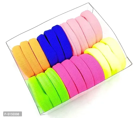 Honbon Small Hair Rubber Bands Multi Colors Soft Rubber Elastic