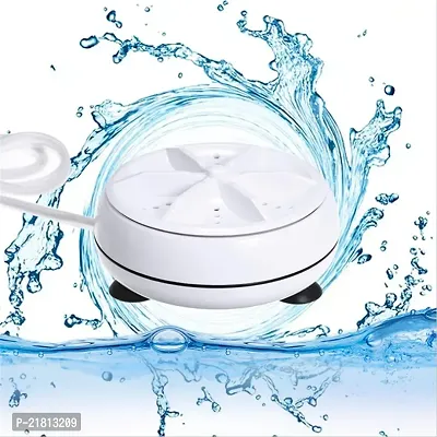 Mini Washing Machine Ultrasonic Turbine Laundry Washer Portable Dormitory