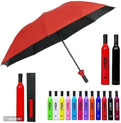 ALL IN ONE ELECTRONICS-Newest Windproof Double Layer Umbrella with Bottle Cover Umbrella for UV Protection and Rain Outdoor Car Umbrella for Women and Men, Umbrella Big Size, Umbrella .
