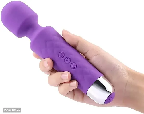 ALL IN ONE ELECTRONICS-Ultra-Waterproof Rechargeable Personal Body Massager for Women | Cordless Handheld Wand Vibrate Machine with 20 Vibration Modes  8 Speed Patterns