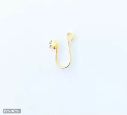 Gold-plated Plated Metal, Alloy, Brass, Tungsten Nose Stud-thumb2