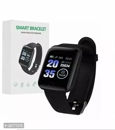 Id 116(Id116) Advance Multi Sports Bluetooth Smart Watch Black Smartwatch(Multicolor Strap, Free Size)-thumb0