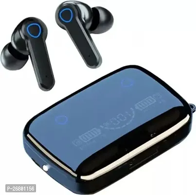 Stylish M19 Wireless Headphone With Powebank Touch F1 Bluetooth Headset Bluetooth Headset Black, True Wireless-thumb0