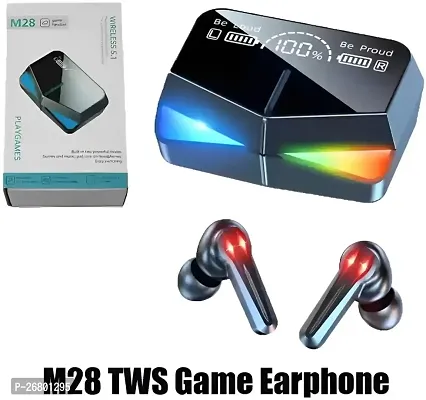 Stylish M28 Gaming Tws Ninja M10 5.1 Pubg Bgmi 12Hrs Working Bluetooth Headset Bluetooth Headset Multicolor, On The Ear-thumb0