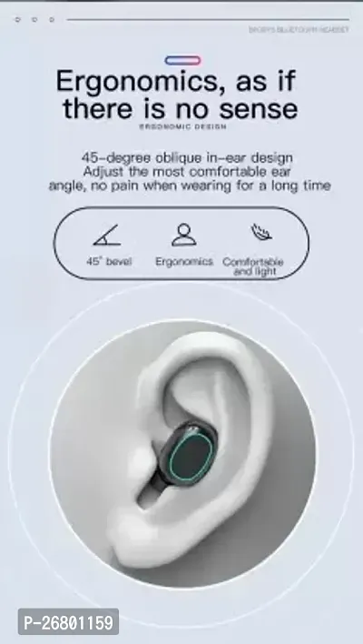Stylish N-21 Earbuds Tws Buds 5.1 Earbuds With 300H Playtime, Headphones Bluetooth Headset Black, True Wireless-thumb4