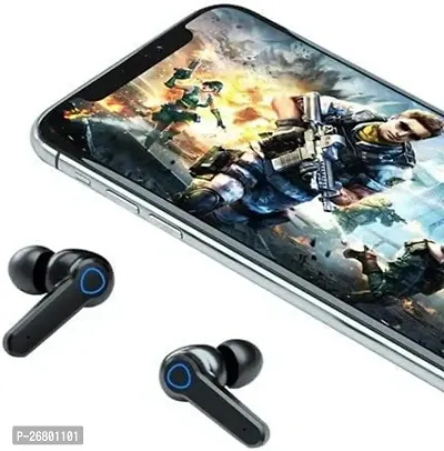 Stylish M19 Tws Bluetooth 5.1 Wireless Earbuds With 2200 Mah Power Bank Bluetooth Headset Black, True Wireless-thumb3