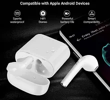 i7s Twins Wireless Bluetooth Earbuds with Mic Bluetooth Headset Earbud Bluetooth Headset  (White, True Wireless)-thumb3