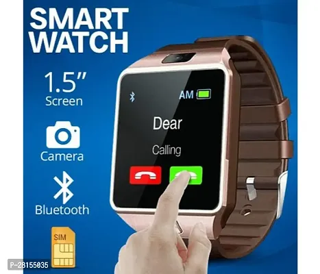 DZ09 Bluetooth Smart Watch with Touchscreen Multifunctional TF Sim Card for Mens /Boys/ Kids/ Girls - Black-thumb0